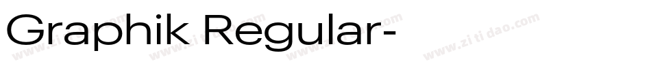 Graphik Regular字体转换